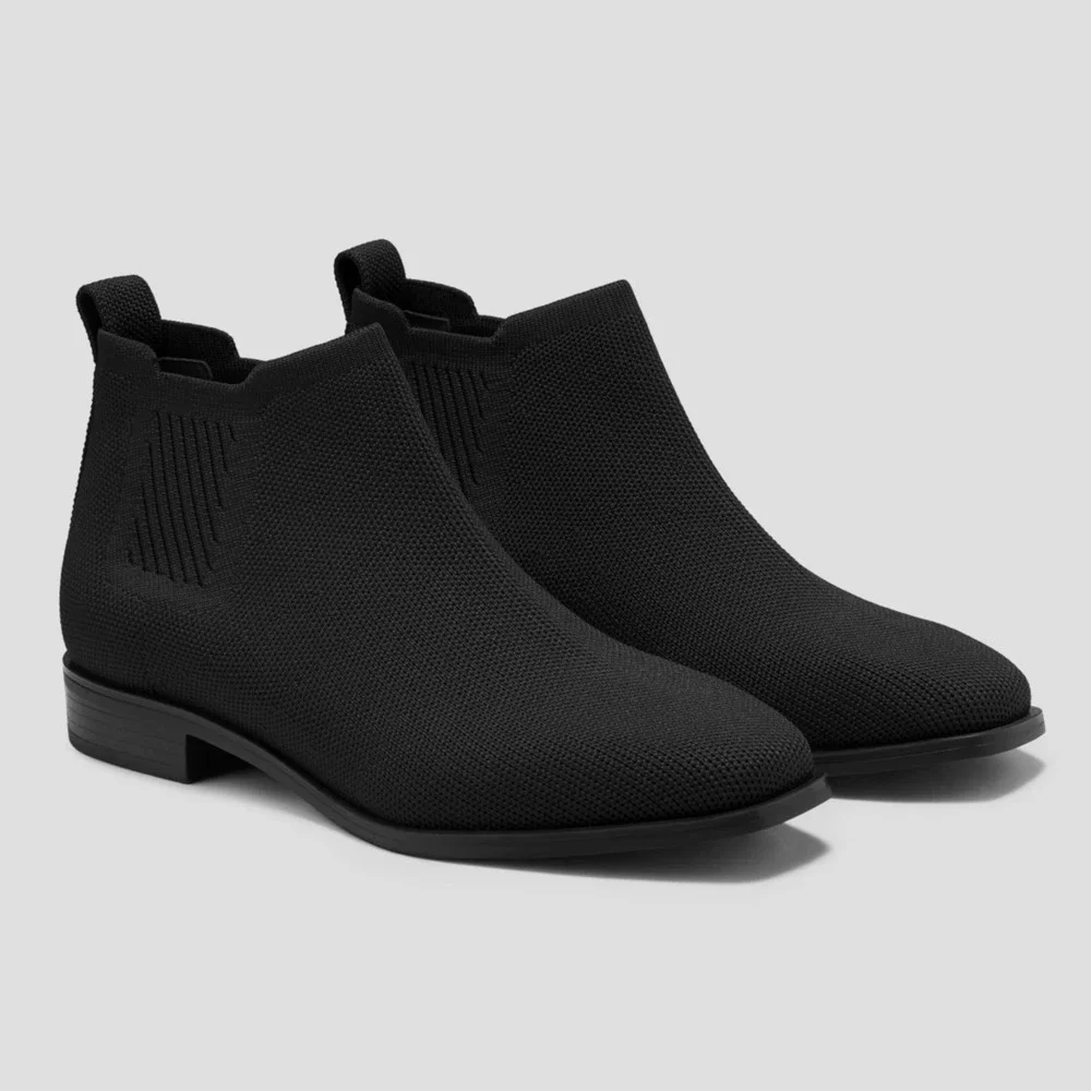 Vivaia Ryan Pro SlipOn Water RPT Elegant Casual Chelsea Comfort Boot Black 9-9.5